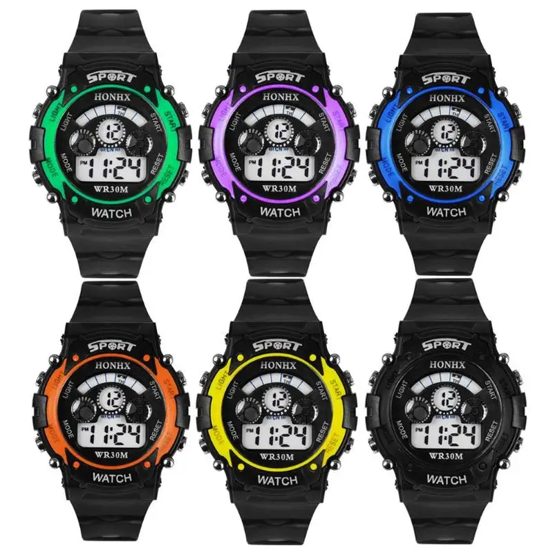 

Men Digital Watch Student LED Watch 2018 Aviation Sports Children Watch relogio digital montre enfant dijital saat