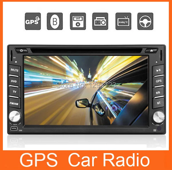 Clearance Double 2 Din 7 inch Head unit In Dash Car Stereo Video Player GPS Navigation with free GPS map+Analog TV+FM/AM Car Autoradio PC 0