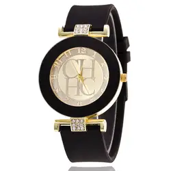 CH 2018 наручные часы дамы montre femme Кварцевые Простой силикагель ремешок повседневные часы Элегантные женские повседневное
