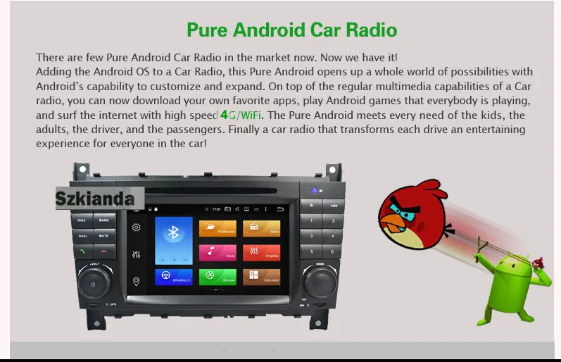 Perfect 2 DinAndroid 8.0 Car DVD Player for Mercedes-Benz W203 2004-2007 c200 C230 C240 C320 C350 CLK 2005 GPS Navigation Radio WiFi 4G 5