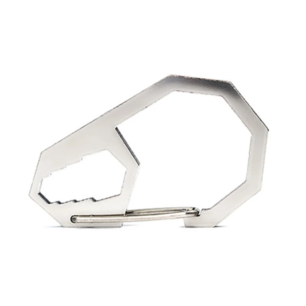 تسلق أبازيم التبعي الفولاذ المقاوم للصدأ الربيع على ظهره المشابك تسلق Carabiners الشرب شنقا مشبك