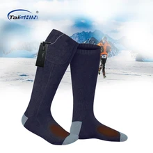 Носки с подогревом на батарейках, лучшие электрические носки на батарейках, теплые носки унисекс для ног, теплые носки с 3 тепловыми комплектами