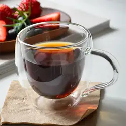 1 шт. термостойкая Двойная Стенка стеклянная чашка пиво кофе чашка ручной работы креативная пивная кружка чайный стакан виски стеклянные