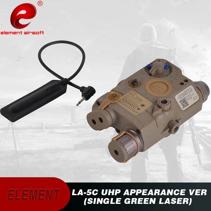 

Airsoft Element PEQ Green Laser UHP Appearance Version NO FUNCTION JUST GREEN LASER Zero Reset Tactical PEQ EX453