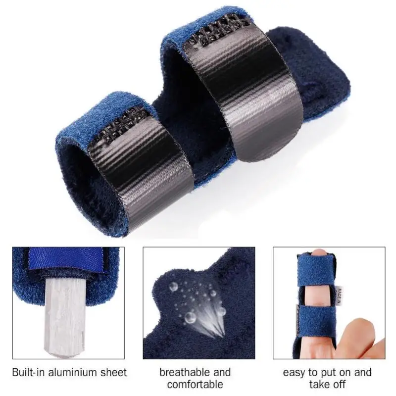 

Adjustable Pain Relief Trigger Finger Fixing Splint Straighten Brace Sprain Dislocation Fracture Finger Splint Corrector U3