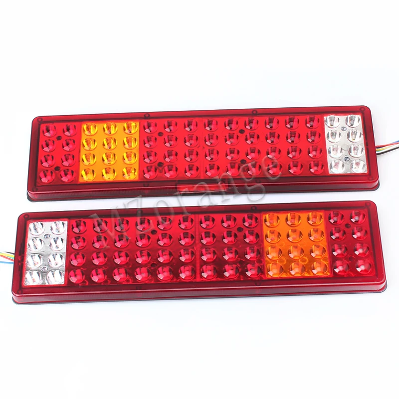 

64LED 24V Waterproof Car Truck Pickup Van Caravan Rear Brake Light Stop Tail Light Fog Lamp License plate light High Quality