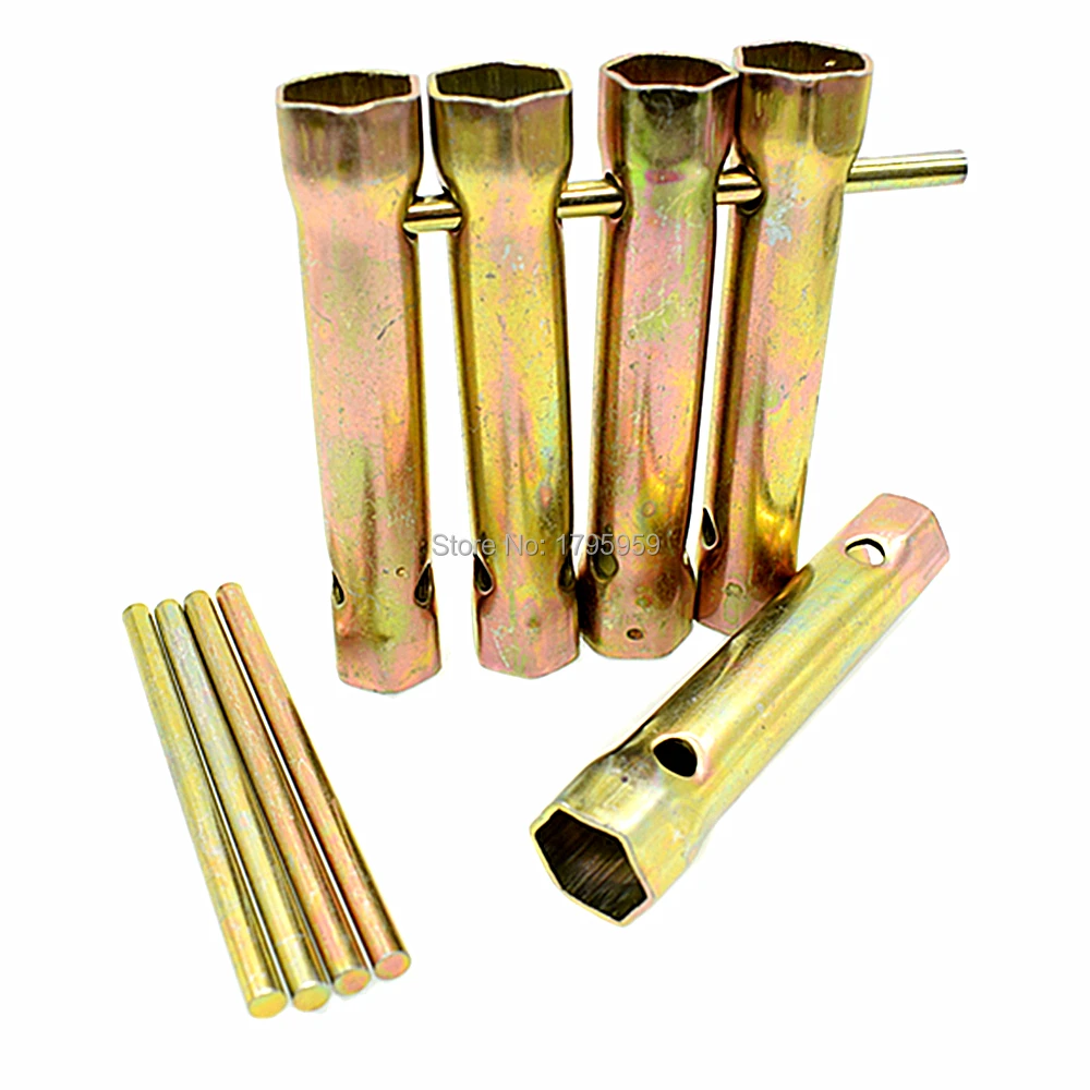 5pc Spark Plug Wrench Double Ended Hex Socket Wrench 16mm 18mm Tubular