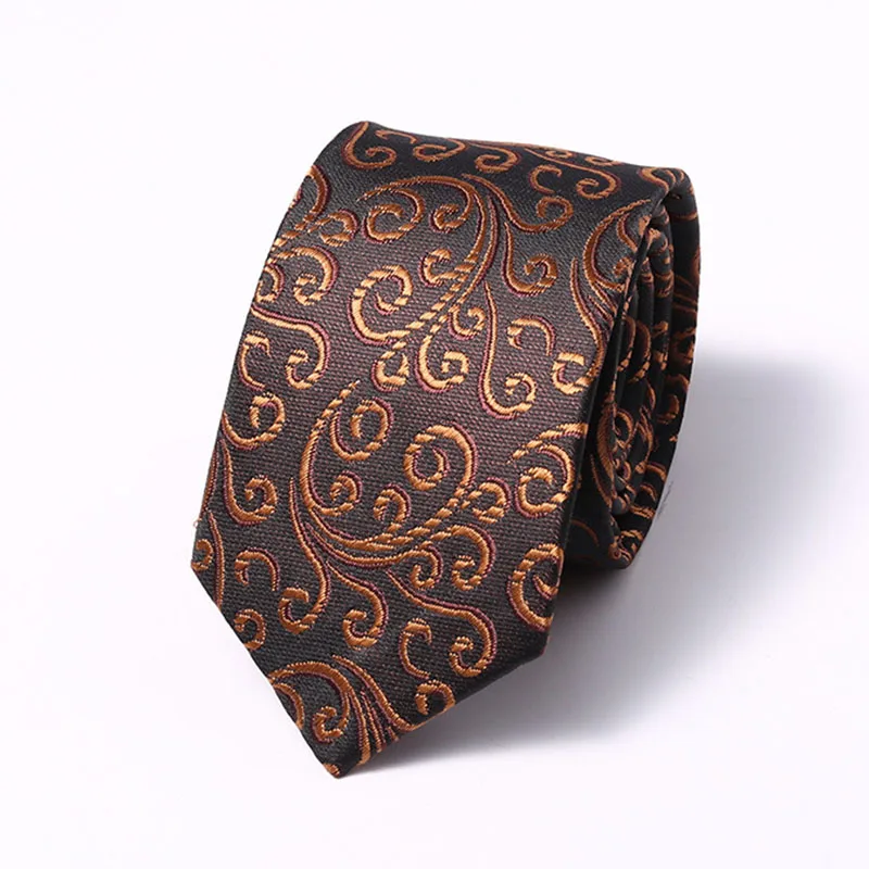 Модный Узкий галстук 6 см, шелковые галстуки для мужчин, 130 стилей, ручной работы, тонкий галстук, синий и красный, мужской галстук для свадебной вечеринки - Цвет: 0AS-027
