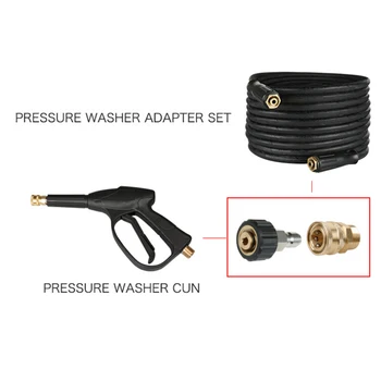 

High Pressure Washer Brass Hose Quick Connect 3/8 Male Coupler Socket 5000PSI