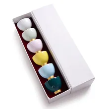 Домашний мастер чайная чашка Радуга любовь красочные шесть цветов керамика чайный набор кунг-фу индивидуальная чашка 1 шт