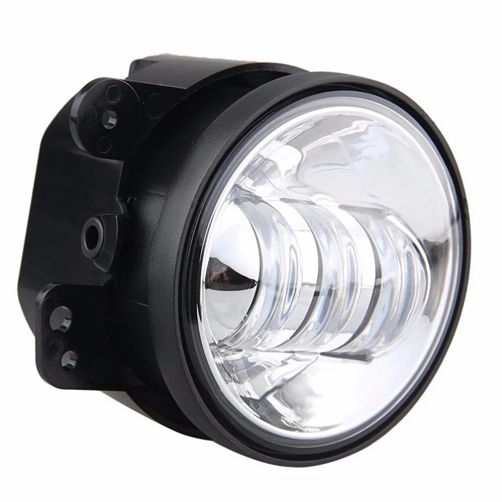 Günstige Auto LED Fahren Lampe Nebel Licht Runde 4 Zoll Vorbei Lampe für Jeep Wrangler TJ JK Dodge vaz 2110 Kubota traktor chrysler mazda