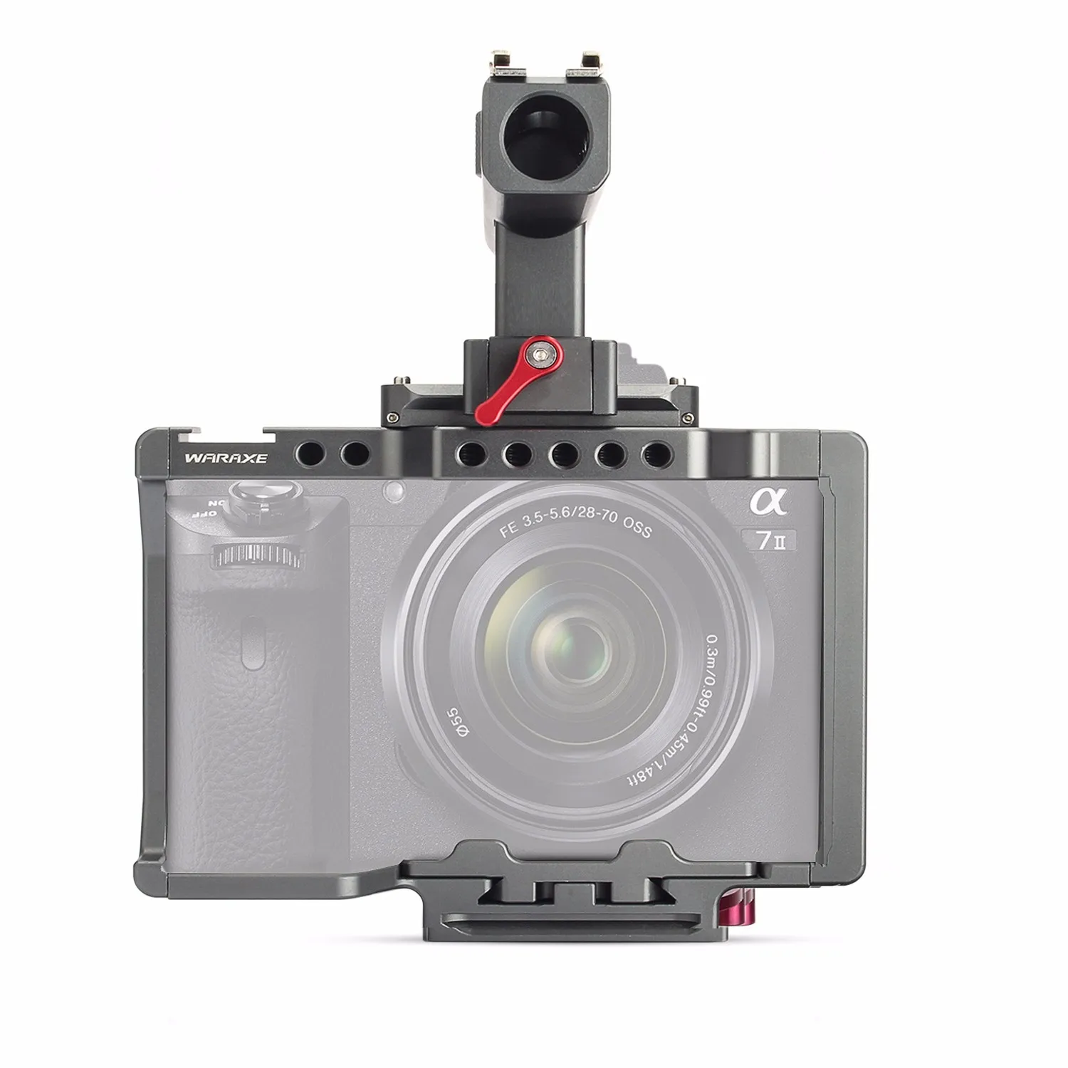 

WARAXE A7 Kit Camera Video Cage Built-in Quick Release Fits Arca Swiss for Sony A7 A7R A7S A7 II A7R II A7S II