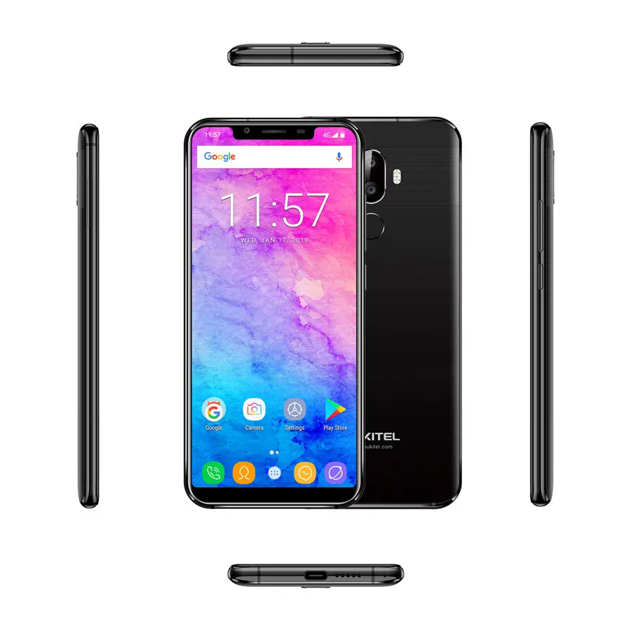 Oukitel U18 5 85 ''HD 21:9 полный Дисплей Face ID 4 Гб Оперативная память 64 Встроенная MT6750T Octa