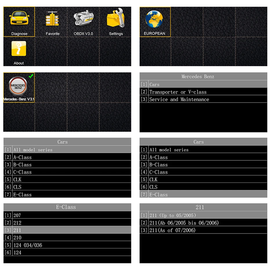 Autek IFIX702-M OBD2 сканер для Mercedes Benz W124 диагностический инструмент двигатель ABS SRS подушка безопасности Трансмиссия ODB2 автомобильный диагностический