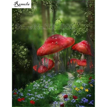 

Forest plants room decor Embroidery paintings Pattern diamond 5D DIY paintings 3D Cross stitch kits mosaic wall stickers