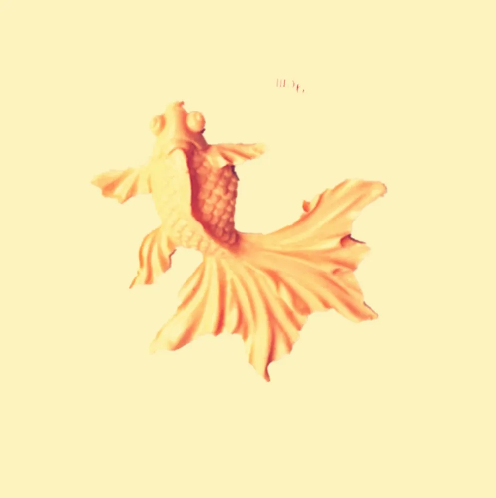 

goldfish handmade clay mold aromatherapy gypsum plaster silicone mold fish shape ceramic clay silicone mould