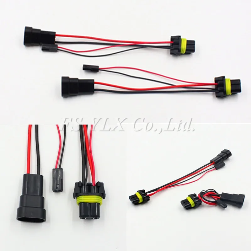 FSYLX 2 шт. 9005 hb3 9006 hb4 дальнего света HID Bi xenon адаптер для H1 D2S фары модернизации жгут