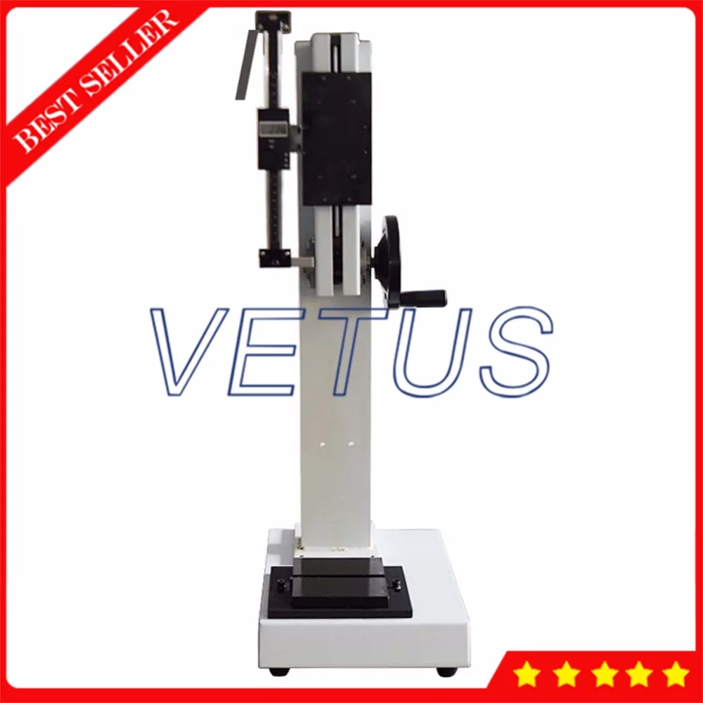 ASC-S-1000N 1000N Vertical Machine Side Shake Screw Test Stand with Digital Scale Manual wheel push pull force gauge test bench |