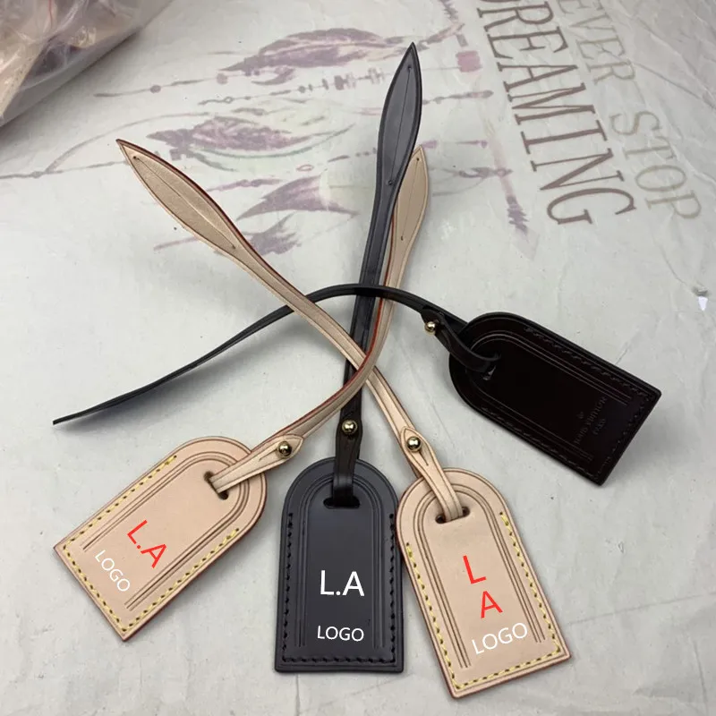 

Favorite Fashion brand luggage tag Personalized custom name initial hot stamping GRACEFUL tag with box