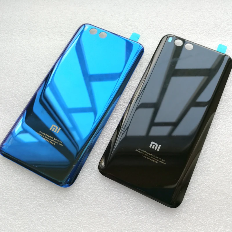 Чехол для аккумулятора Xiaomi Mi6 задняя крышка из стекла Mi 6 Сменный с клеем|Корпусы и