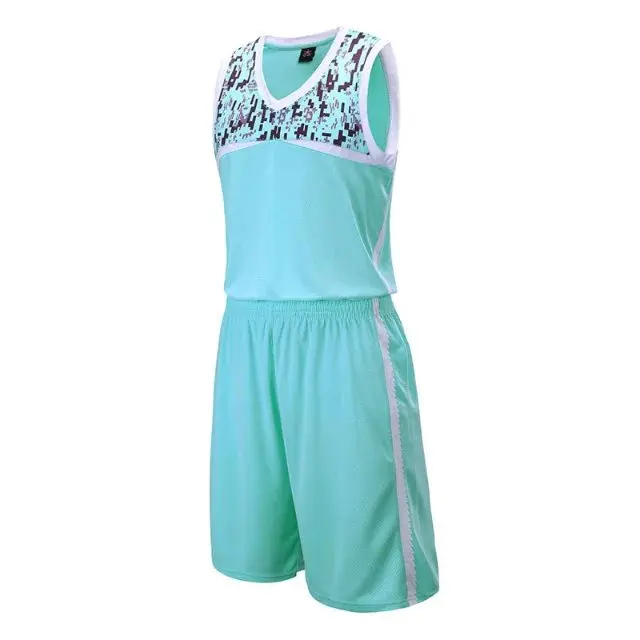 Детские баскетбольные Трикотажные изделия, комплекты униформы, детская спортивная одежда для мальчиков и девочек, дышащий тренировочный баскетбольный мяч, трикотажные шорты - Цвет: Серый