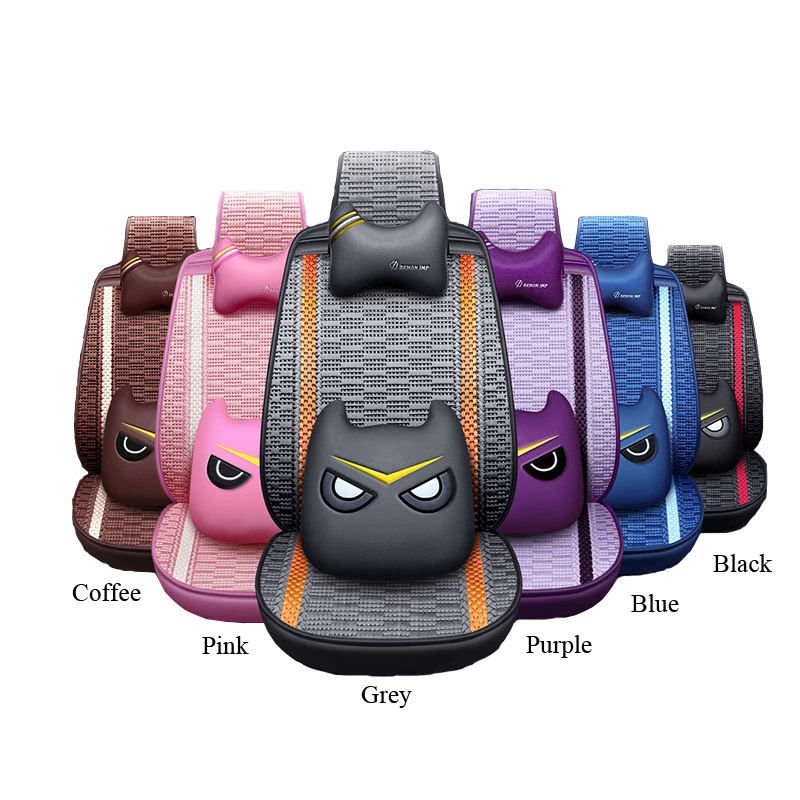 5D Full Surrounded Car Seat Cover Full Set Cooling Ice Silk Car Seats