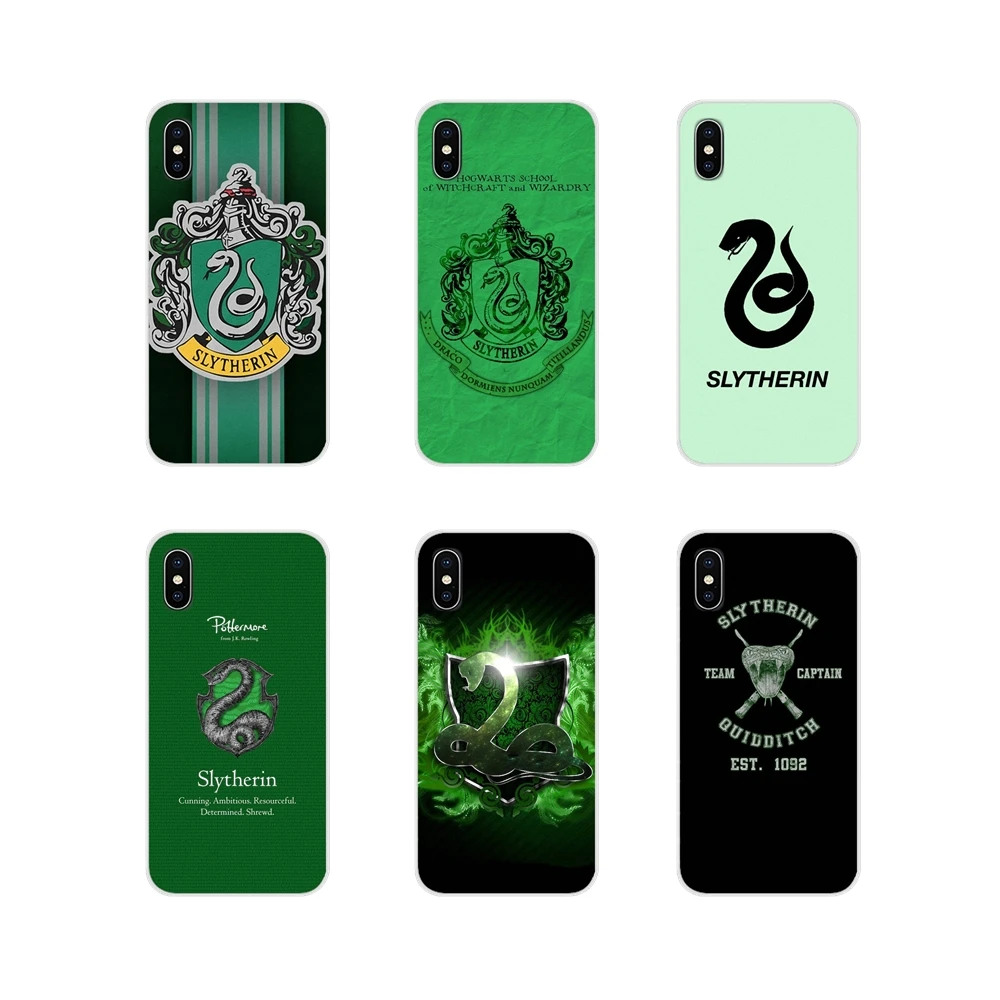 

Soft Transparent Case Cover For Samsung Galaxy S3 S4 S5 Mini S6 S7 Edge S8 S9 S10 Lite Plus Note 4 5 8 9 Slytherin Necktie Style