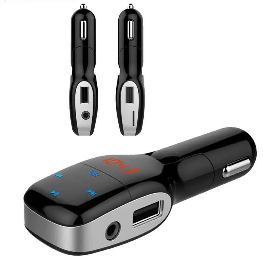 Wireless Bluetooth Car Kit FM Transmitter USB Charger MP3