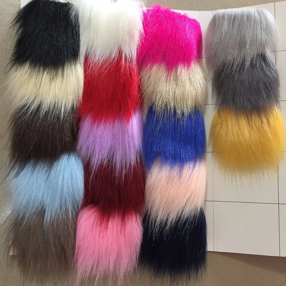 

Multi color 6cm long faux fox fur fabric fluffy fur tissu stoffen for DIY accessories clothing upholstery width180cm