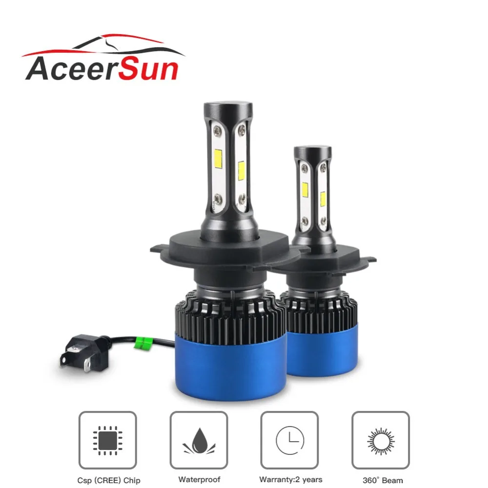 Goedkoop NIEUWE 2 stks 12 v Auto Koplamp H4 LED H7 H1 H11 HB1 HB2 HB3 HB4 HB5 9003 9004 9005 9006 9007 Mist Lampen 80 w 12000LM 6500 k Lampen
