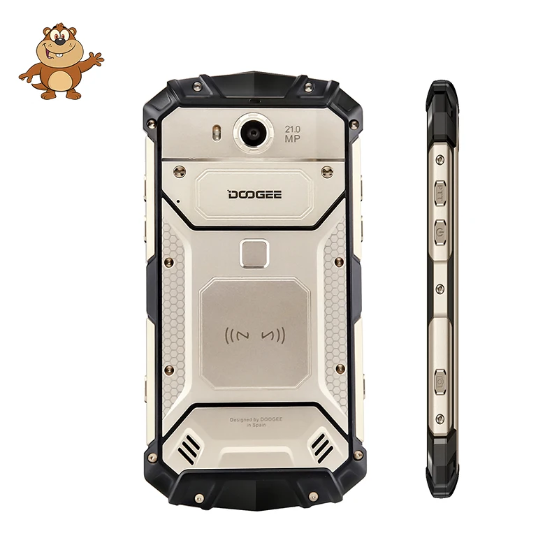 Реальная IP68 DOOGEE S60 Беспроводная зарядка 5580 мАч 12V2A Быстрая 5 2 ''FHD Helio P25
