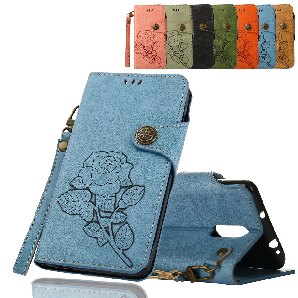 

Luxury Phone Bags for Xiaomi Redmi Note 3 Case Emboss Rose Retro PU Leather Flip Wallet coque for Redmi Note 3 PRO cover