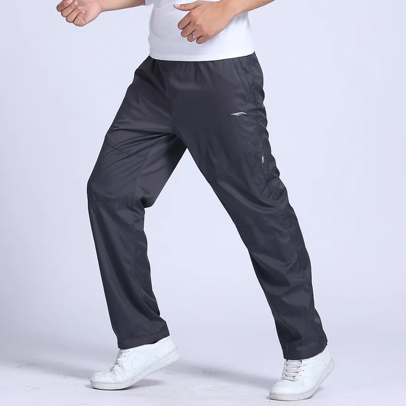 

Sportswear Sweatpants Quick Drying Men's Exercise Pants Elastic Waist Double Layer Men Breathable Outside Joggers Trousers Pants