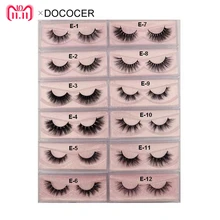 Норковые ресницы 3D норковые жесткие ресницы ручной работы натуральные многоразовые маленькие ресницы накладные ресницы макияж глаз