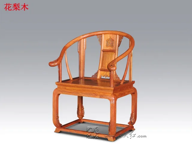 Cheap Classical Openwork Carving of Scroll Grass Pattern Armchair Round-backed Bedroom Solid Wood Furniture Burma Redwood Dining Chair Cheap Classical Openwork Carving of Scroll Grass Pattern Armchair Round-backed Bedroom Solid Wood Furniture Burma Redwood Dining Chair