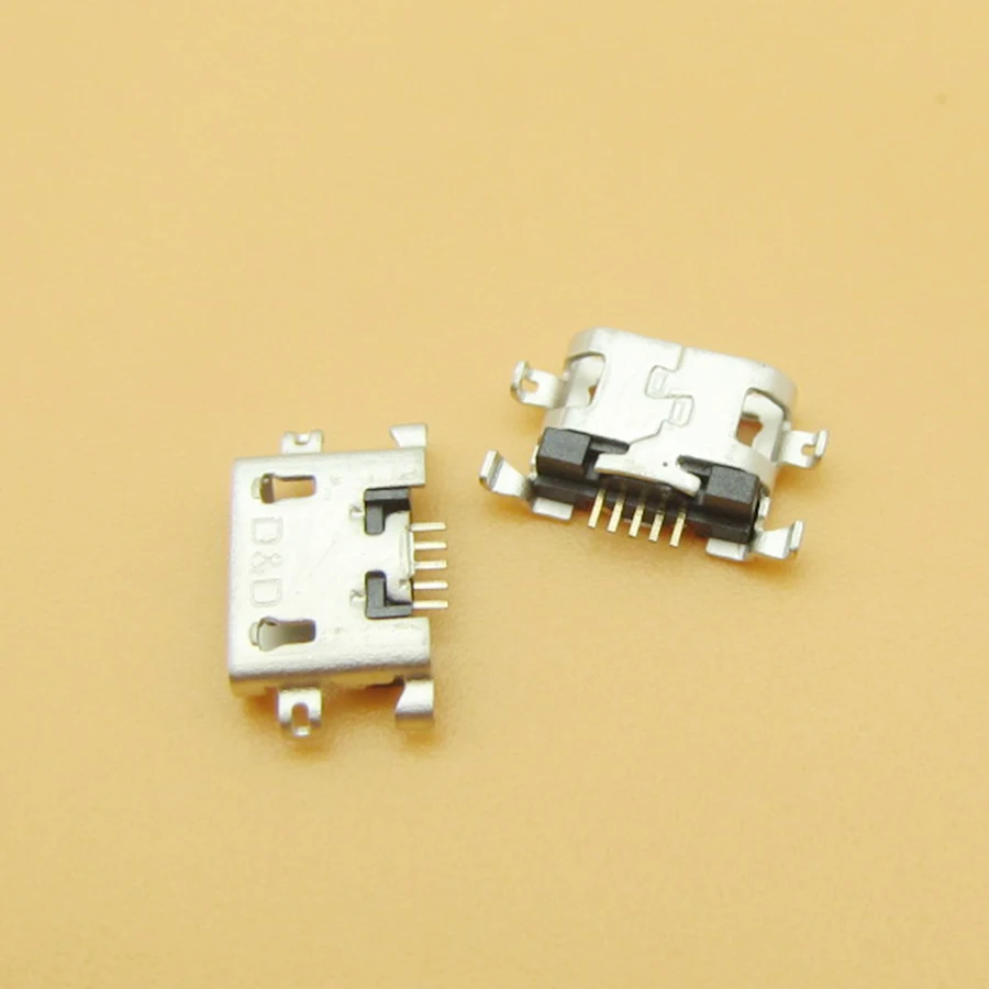 

50pcs/lot For Alcatel OT7040 OT 7040 micro usb charge charging connector plug dock socket port