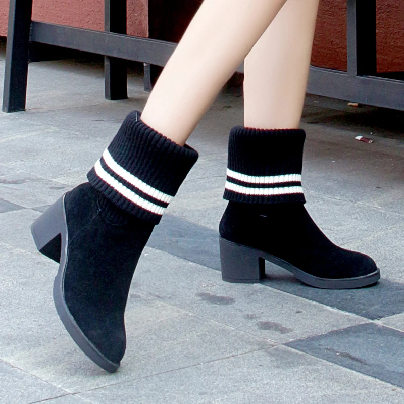 large size ankle boots