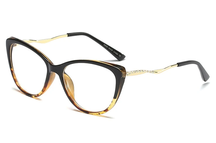 Женские оправы для очков кошачий глаз, женские оптические очки, модные компьютерные очки 45055