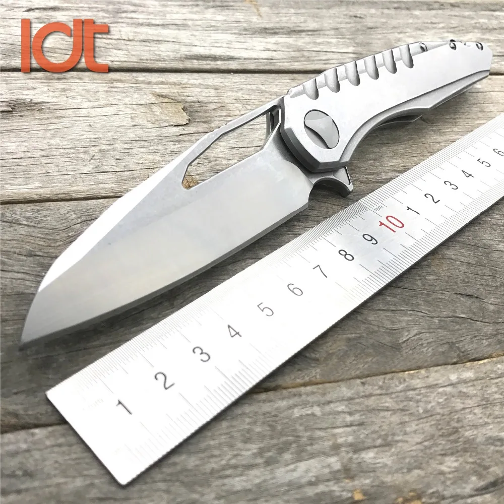 LDT Sigil складной нож D2 лезвие все стальные ручки Флиппер охотничий кемпинг ножи выживания Открытый тактический нож Карманный EDC инструмент