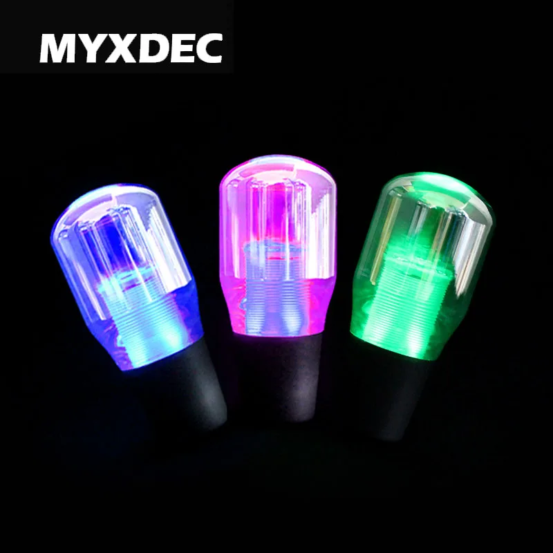 

Universal 10/15/20cm Car RGB Color Changing Crystal Bubble Eectroplate Gear Shift Knob Manual Shifter Stick For Toyota Honda