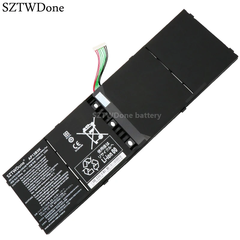 SZTWDone ноутбук Батарея AP13B3K для acer Aspire R7-571G R7-572 V5-472G V5-473G V5-552G V5-452G V5-572G V5-573G V7-581G V7-481G