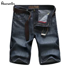 Новые летние мужские короткие штаны модные дышащие джинсовые шорты мужские прямые шорты D68