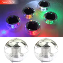 2 шт./лот Водонепроницаемый практические Солор powerd плавучий бассейн ночник многоцветный для Садовый пруд фонтан Солор Лампы для мотоциклов DA