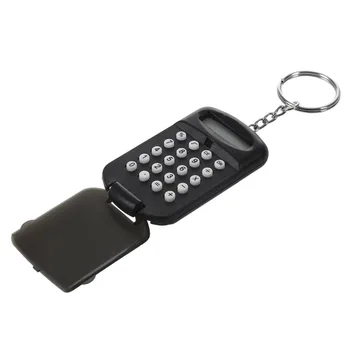 

Black Color Plastic Casing 8 Digits Electronic Mini Calculator Keychain
