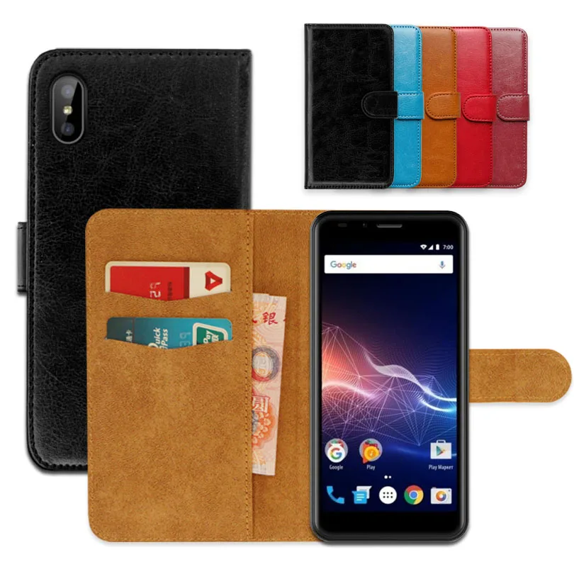 

Luxury wallet case for Vertex Impress Click PU Leather Exclusive Slip-resistant Flip Ultra-thin Phone Cover,book case