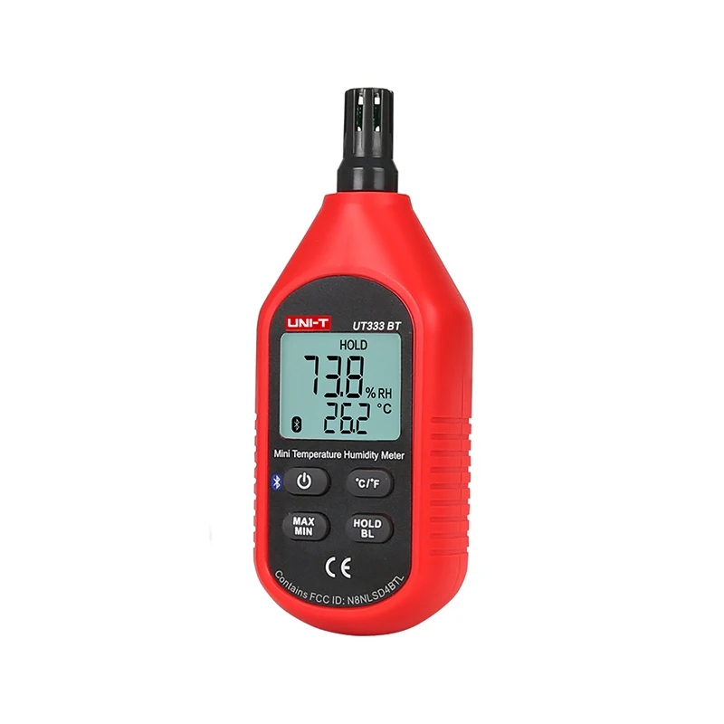 UNI T UT333/UT333BT(Bluetooth) миниатюрный Измеритель температуры и влажности для помещений