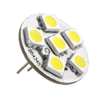 

CNIM Hot 6 SMD LED Lamp G4 12V DC Spot Light Bulb Warm White