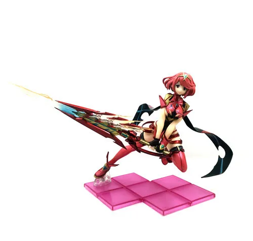 17 Anime Action Figure Xenoblade 2 Chronicles Game Fate Over Pyra Hikari Fighting Ver Pvc Collection Figures Toy with gift (1)