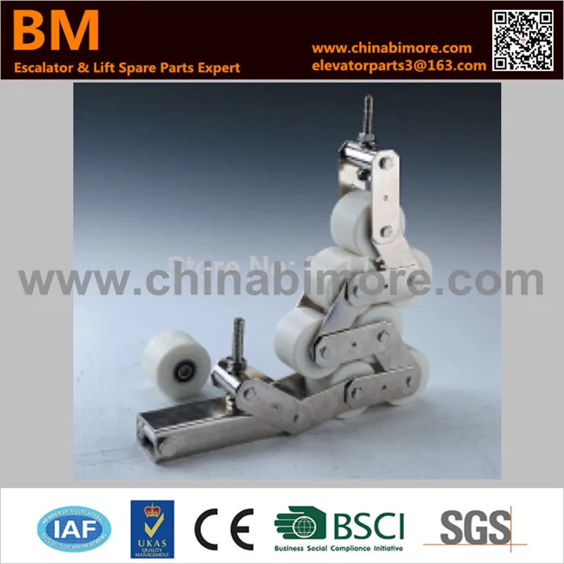 

Escalator Chain,7,9,11 Rollers,Roller Size 76x54MM Bearing 6201,Plate 82mm