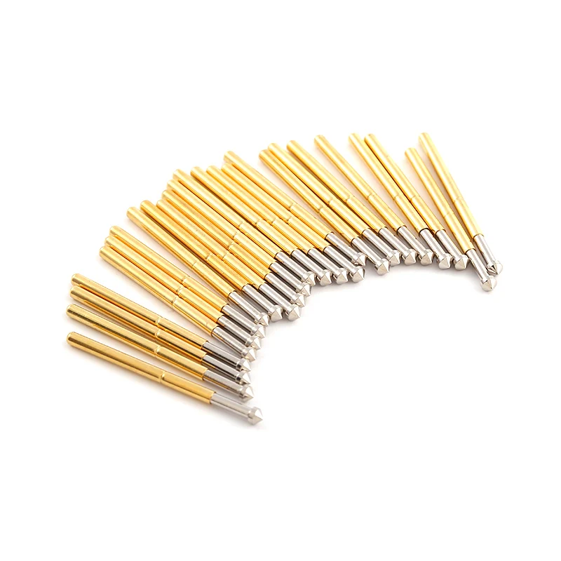 P125-E2 Cone head Test Spring Thimble 100 Pcs/Pack Integrated Detection Probe Tool Accessories